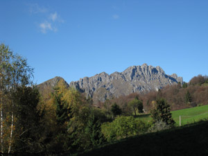 Il Monte Alben dal rifugio