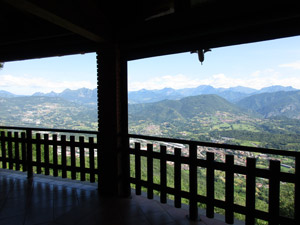 Panorama dalla veranda