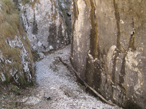 Verso il Buco della Carolina