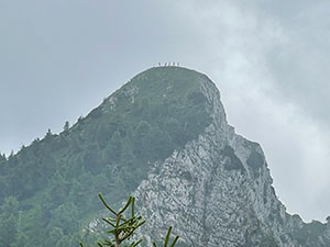 Vetta del Pizzo Badile dal Passo di Monte Colle