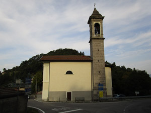 La chiesa della Madonna della Forcella -  da qui partono i due itinerari