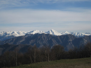 Panorama sul versante orobico