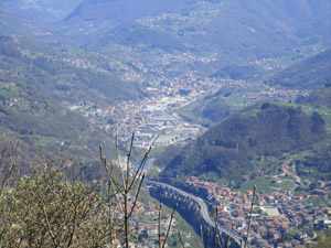 Panorama a valle