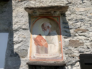 Affresco raffigurante S. Bruno