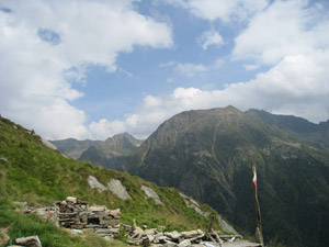 Panorama dal bivacco