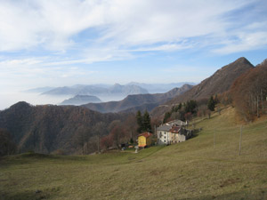 Panorama con la locanda Pertusino