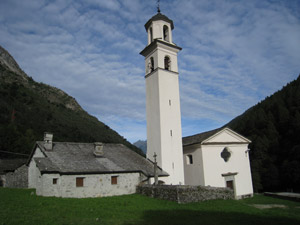 La chiesa di Bodengo