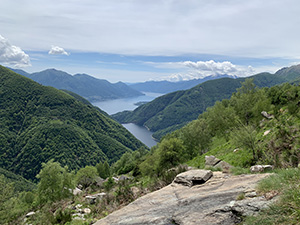 Panorama salendo verso il museo