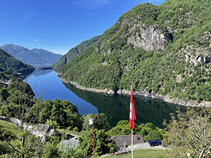 Veduta sul Lago di Vogorno