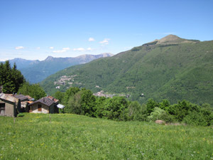 Veduta verso il Monte Muggio