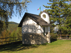 La chiesetta degli alpini dedicata ai caduti e ai dispersi in guerra
