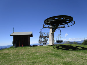 Arrivo della seggiovia a Cima di Laghetto