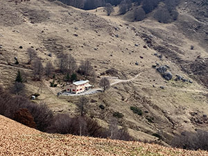 la Capanna Pairolo dall'alto,