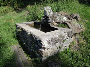 La fontana accanto al rifugio