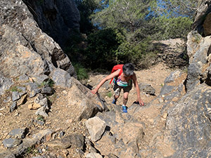 Isola Palmaria - Salendo verso la vetta