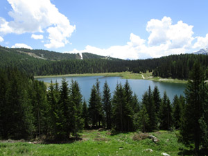 Il Lago Pal visto dal sentiero