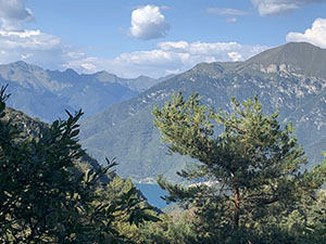 Il Lago di Ledro visto dallalto