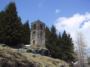La torre campanaria a San Sisto