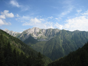 Panorama dal sentiero n. 427