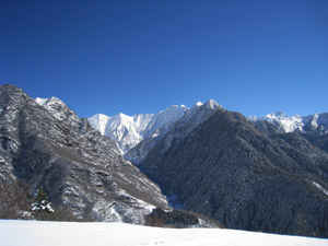 Panorama sul monti