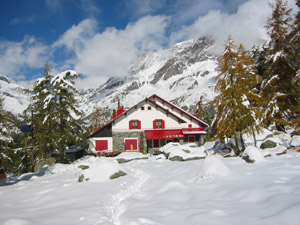 Il rifugio in inverno