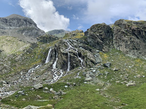 Cascata divisa in quattro rami