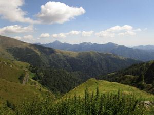 Veduta panoramica del bivacco