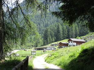 Arrivo al rifugio