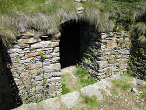 Ingresso di un camminamento sotterraneo