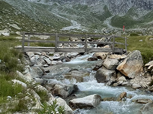 Il ponticello sul Torrente Poia