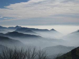 Panorana dal rifugio