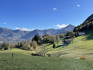 Una veduta autunnale dei Piani di Nava