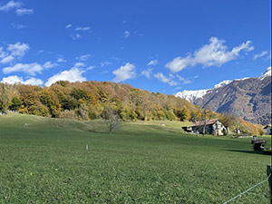 Una veduta autunnale dei Piani di Nava