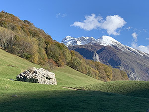 Una veduta autunnale dei Piani di Nava