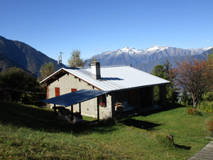 Una delle case a Campelli