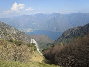 Panorama salendo al Forte di Cima Ora