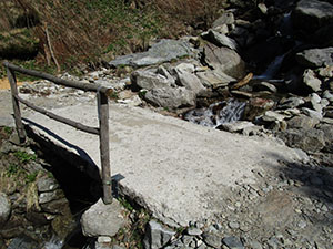 Il ponticello sul Torrente della Val de Marmiin