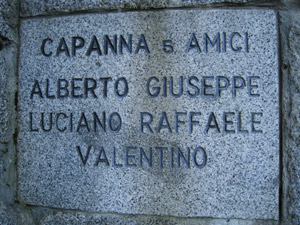 Targa: Capanna 5 Amici