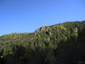 Panorama dal bivacco