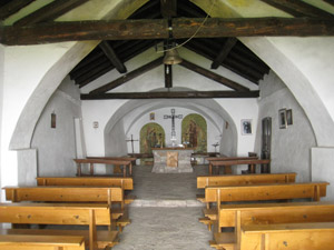 Interno della chiesa