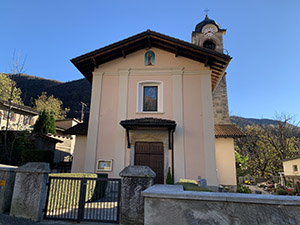 La chiesa di Bogno