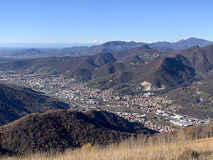 Parte del panorama dalla vetta