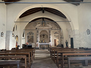 Interno della chiesa