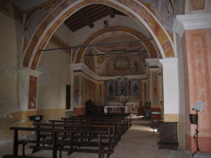 Interno del santuario