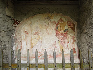 Affresco allesterno del bivacco