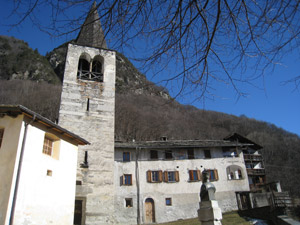 La chiesa di Savogno