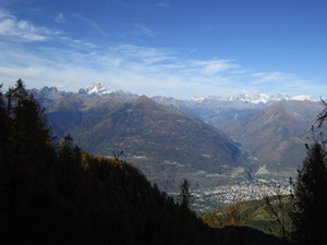 Panorama su Sondrio