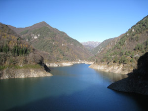 Uno scorcio del Lago Valvestino