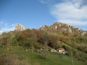 Vista sui Corni del Nibbio