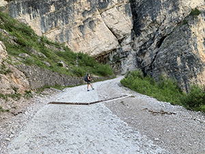 Verso i primi tornanti
